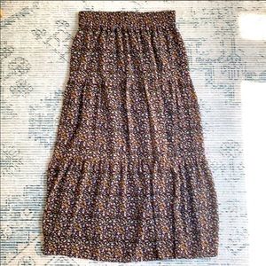 Madewell midi skirt
